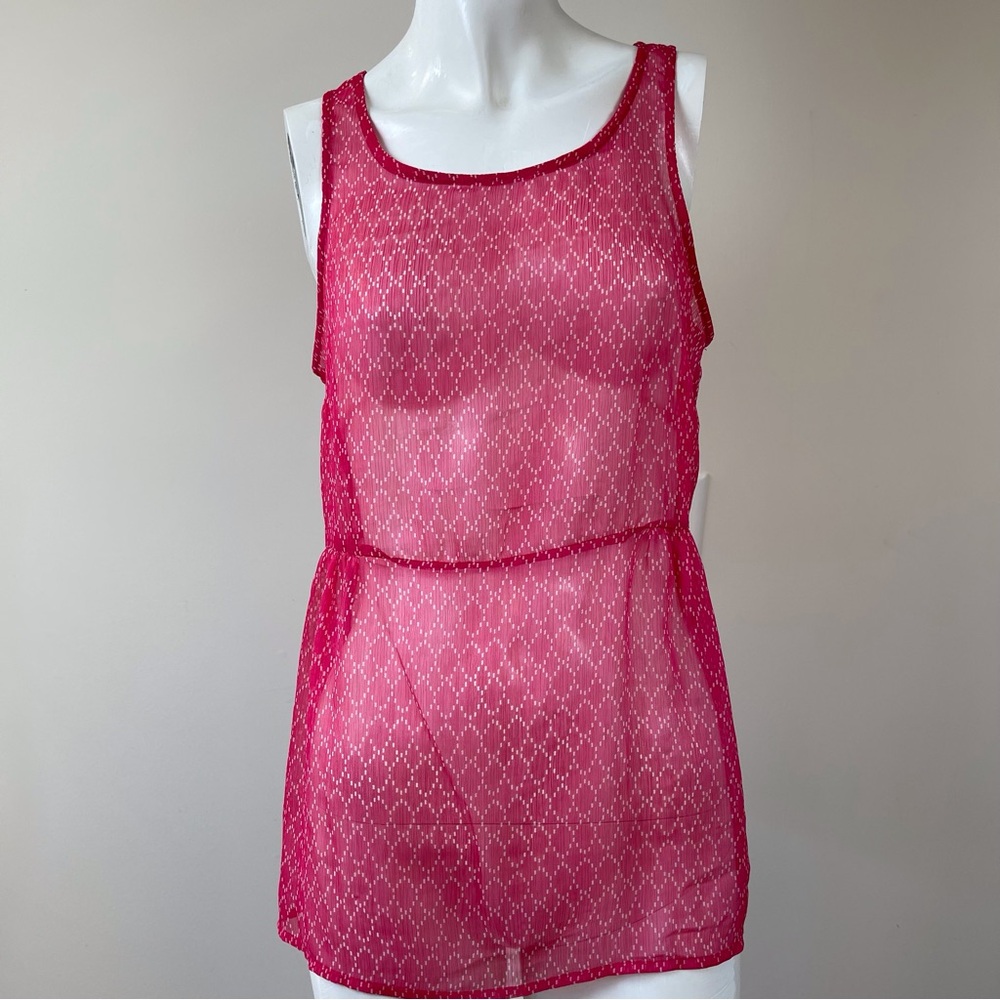 Old Navy Women’s Sheer Babydoll Tank Top